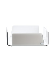 Vesta Home - Portatovaglioli Medio Like Water·tortora Monosatinato·18,5 X 18,5 X 6 H Th. 5 Mm