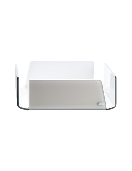 Vesta Home - Portatovaglioli Medio Like Water·tortora Monosatinato·18,5 X 18,5 X 6 H Th. 5 Mm