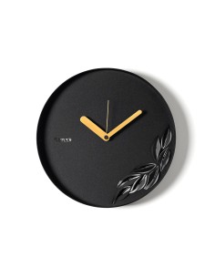 Arti & Mestieri - Orologio minimal Alba-⌀-nero 30cm, 4cm di spessore