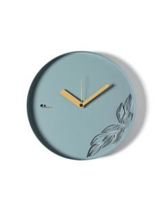 Arti & Mestieri - Orologio minimal Alba-⌀-verde marino 30cm, 4cm di spessore