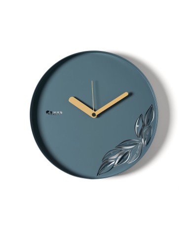 Arti & Mestieri - Orologio minimal Alba-⌀-petrolio 30cm, 4cm di spessore