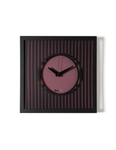 Arti & Mestieri - Orologio da parete elegante Tiffany piccolo-35x35h cm-nero/ametista