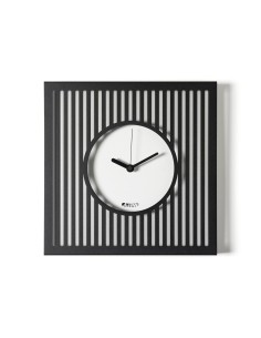 Arti & Mestieri - Orologio da parete elegante Tiffany piccolo-35x35h cm-nero/bianco marmo 2