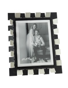 Arti & Mestieri - Portafoto Vertigo maxi-avorio/nero 29,4x34,5h cm (20x25 formato foto) 2
