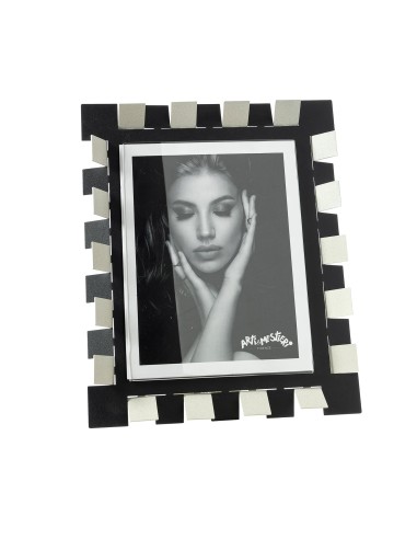 Arti & Mestieri - Portafoto Vertigo grande-avorio/nero 22x27,6h cm (13x18 formato foto)