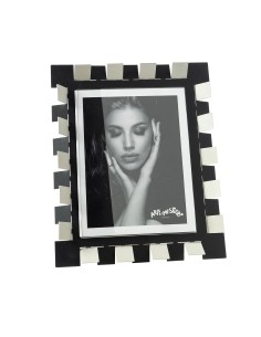 Arti & Mestieri - Portafoto Vertigo grande-avorio/nero 22x27,6h cm (13x18 formato foto)