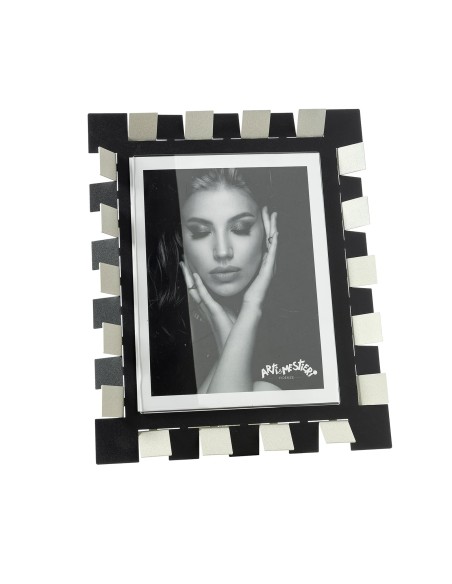 Arti & Mestieri - Portafoto Vertigo grande-avorio/nero 22x27,6h cm (13x18 formato foto)