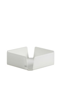 Vesta Home - Portatovaglioli Grande Like Water·bianco Monosatinato·21,5 X 21,5 X 7,5 H Th. 5 Mm 2