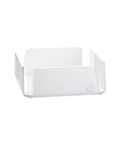 Vesta Home - Portatovaglioli Grande Like Water·bianco Monosatinato·21,5 X 21,5 X 7,5 H Th. 5 Mm