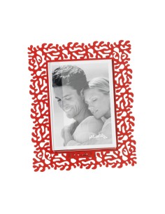 Arti & Mestieri - Portafoto Corallo grande-21,6x26,4h cm (13x18 cm formato foto)-rosso 2