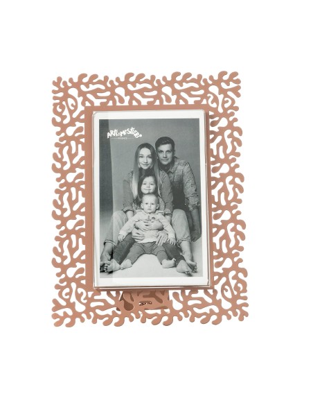 Arti & Mestieri - Portafoto Corallo grande-21,6x26,4h cm (13x18 cm formato foto)-mocha