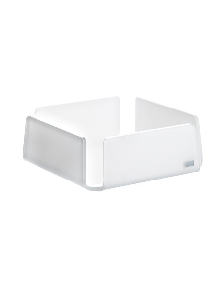 Vesta Home - Portatovaglioli Grande Like Water·bianco Monosatinato·21,5 X 21,5 X 7,5 H Th. 5 Mm