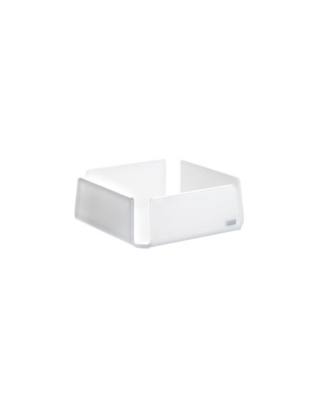 Vesta Home - Portatovaglioli Grande Like Water·bianco Monosatinato·21,5 X 21,5 X 7,5 H Th. 5 Mm