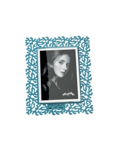 Arti & Mestieri - Portafoto Corallo piccolo-17x22h cm (10x15 formato foto)-blu oltremare 2