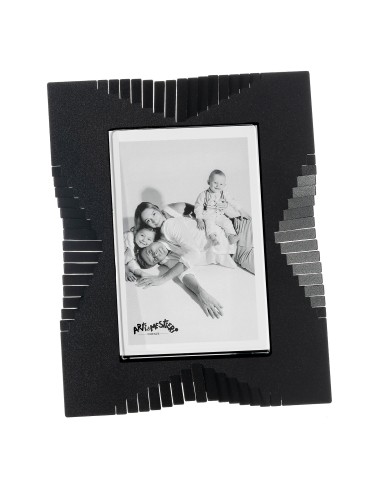 Arti & Mestieri - Portafoto di design Riviera grande-22x27,3h cm (13x18 formato foto)-nero