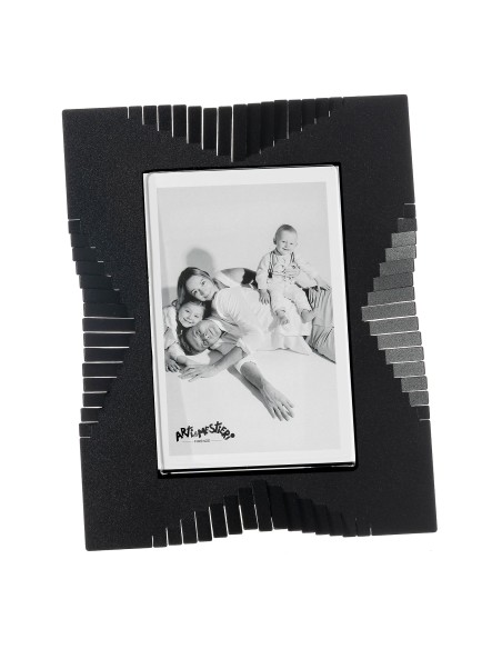 Arti & Mestieri - Portafoto di design Riviera grande-22x27,3h cm (13x18 formato foto)-nero
