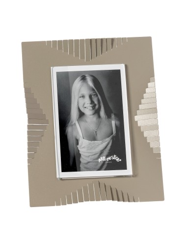 Arti & Mestieri - Portafoto di design Riviera grande-22x27,3h cm (13x18 formato foto)-sabbia
