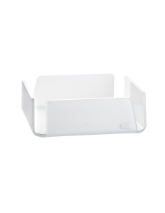 Vesta Home - Portatovaglioli Medio Like Water·bianco Monosatinato·18,5 X 18,5 X 6 H Th. 5 Mm