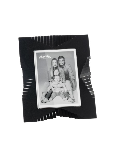 Arti & Mestieri - Portafoto di design Riviera piccolo-17,5x22,7h cm (10x15 formato foto)-nero