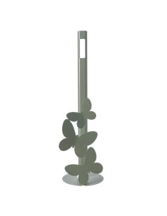 Arti & Mestieri - Porta carta igienica da terra Farfalle-⌀-giada 15x50h cm 2