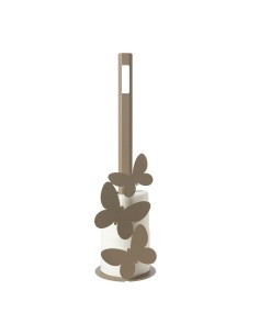 Arti & Mestieri - Porta carta igienica da terra Farfalle-⌀-beige 15x50h cm 2