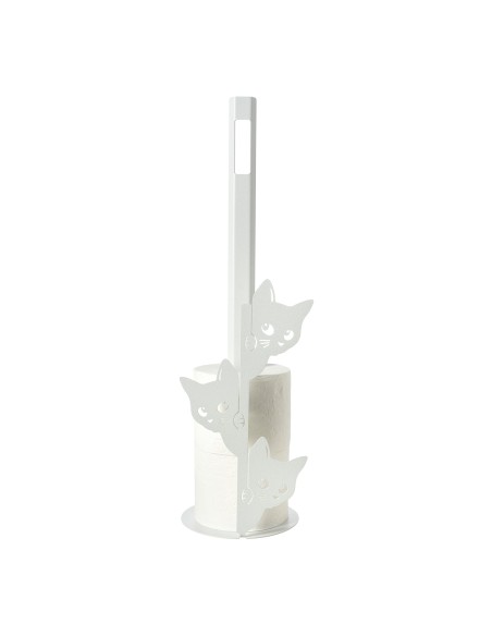 Arti & Mestieri - Porta carta igienica da terra Silvestro-bianco marmo ⌀ 15x50h cm