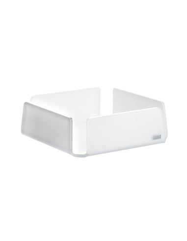 Vesta Home - Portatovaglioli Medio Like Water·bianco Monosatinato·18,5 X 18,5 X 6 H Th. 5 Mm