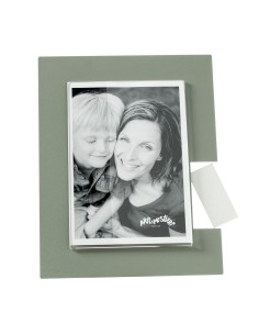 Arti & Mestieri - Portafoto di design Bliko grande-giada/bianco marmo 19,5x24,5h cm (13x18 formato foto) 2