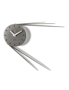 Arti & Mestieri - Orologio da parete di design Traslo-56x43,5h cm (quadrante di-fango ⌀ 20 cm)
