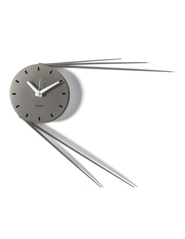 Arti & Mestieri - Orologio da parete di design Traslo-56x43,5h cm (quadrante di-fango ⌀ 20 cm)