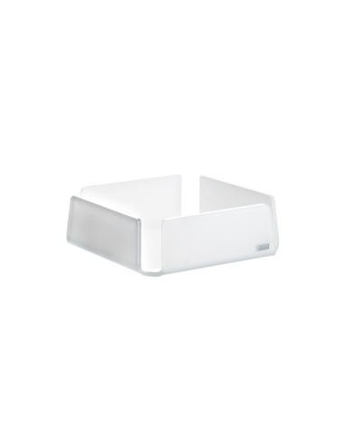 Vesta Home - Portatovaglioli Medio Like Water·bianco Monosatinato·18,5 X 18,5 X 6 H Th. 5 Mm