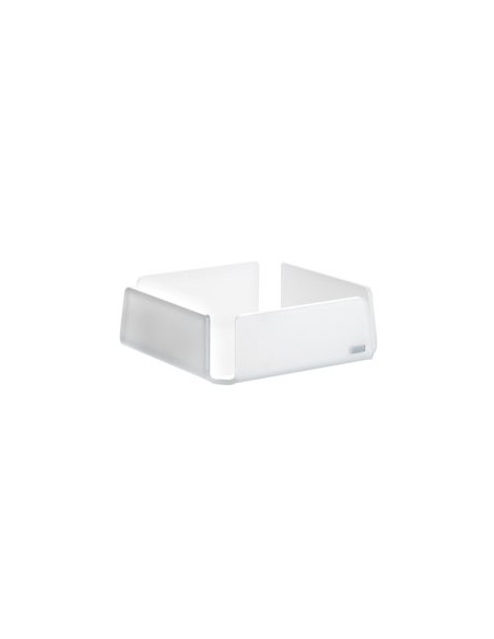 Vesta Home - Portatovaglioli Medio Like Water·bianco Monosatinato·18,5 X 18,5 X 6 H Th. 5 Mm