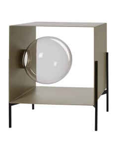 Arti & Mestieri - Mobile da soggiorno di design Globe piccolo-53,2 x-nero/sabbia 40P x 60H cm (30 cm di diametro per la sfera) 2