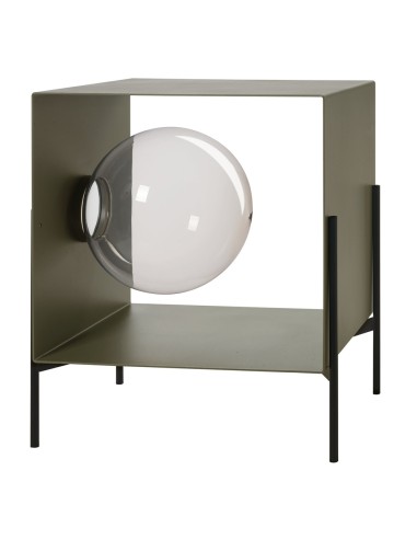 Arti & Mestieri - Mobile da soggiorno di design Globe piccolo-53,2 x-nero/giada 40P x 60H cm (30 cm di diametro per la sfera)