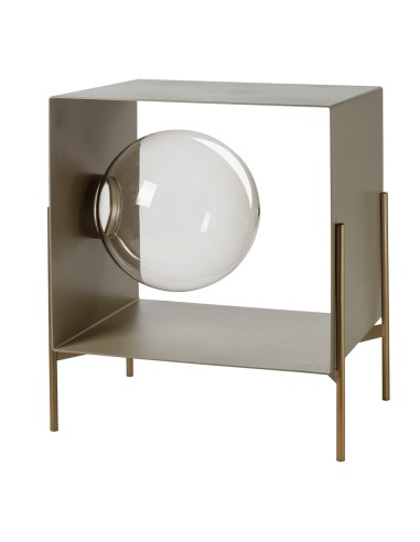 Arti & Mestieri - Mobile da soggiorno di design Globe piccolo-53,2 x-oro laccato 40P x 60H cm (30 cm di diametro per la sfera)
