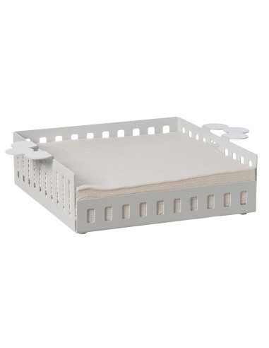 Arti & Mestieri - Portatovaglioli Old grande-29 x-bianco marmo 21 x 6H cm