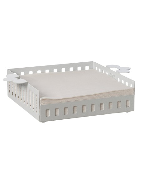 Arti & Mestieri - Portatovaglioli Old grande-29 x-bianco marmo 21 x 6H cm