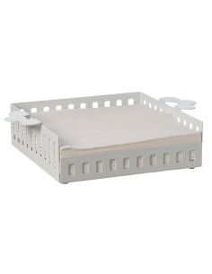 Arti & Mestieri - Portatovaglioli Old grande-29 x-bianco marmo 21 x 6H cm