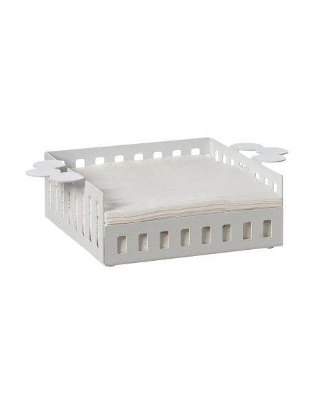 Arti & Mestieri-Portatovaglioli Old piccolo Bianco marmo cm 25x17x6H