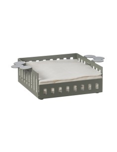 Arti & Mestieri - Portatovaglioli Old piccolo-giada 25 x 17 x 6H cm