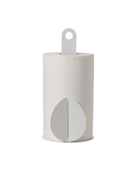Arti & Mestieri - Porta rotoli Ficus-16,3 x-bianco marmo 30H cm