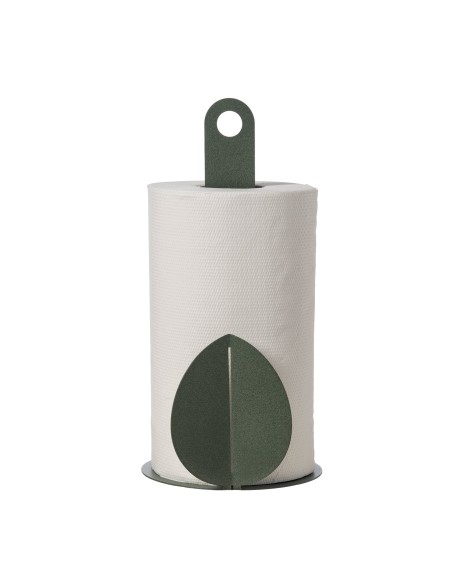 Arti & Mestieri - Porta rotoli Ficus-16,3 x-verde salvia 30H cm
