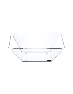 Vesta Home - Cestino Pane Like Water·trasparente·21 X 21 X 7,5 H Th. 5 Mm