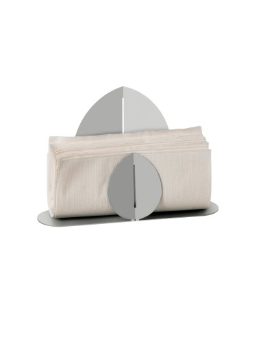 Arti & Mestieri - Portatovaglioli verticale Ficus-24 x-bianco marmo 6 x 16,5H cm