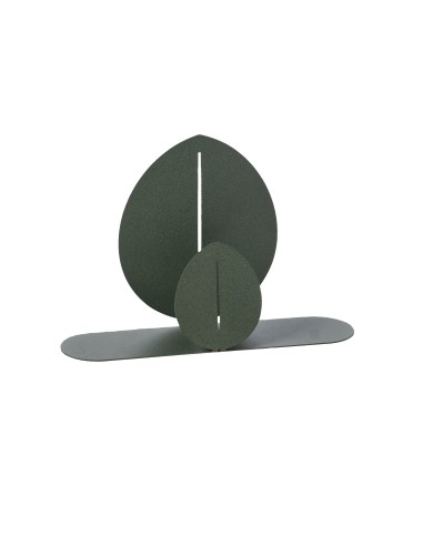 Arti & Mestieri - Portatovaglioli verticale Ficus-24 x-verde salvia 6 x 16,5H cm