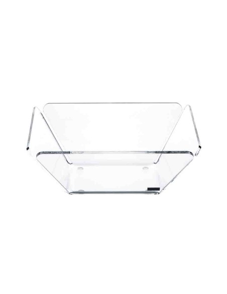 Vesta Home - Cestino Pane Like Water·trasparente·21 X 21 X 7,5 H Th. 5 Mm