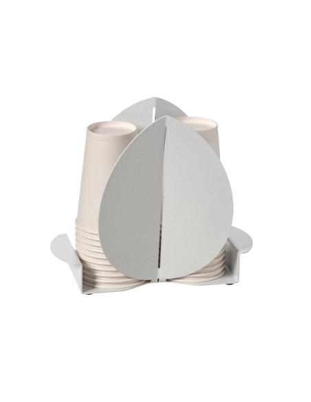 Arti & Mestieri - Porta bicchieri Ficus-11,2 x-bianco marmo 16,7H cm