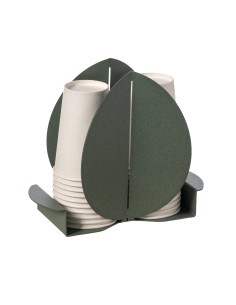 Arti & Mestieri - Porta bicchieri Ficus-11,2 x-verde salvia 16,7H cm