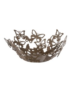 Arti & Mestieri - Centrotavola moderno Farfalloso grande-37 x-beige 16H cm