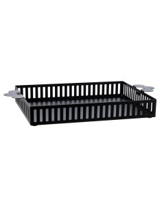 Arti & Mestieri - Vassoio moderno Old-31 x-nero 34,5 x 6H cm